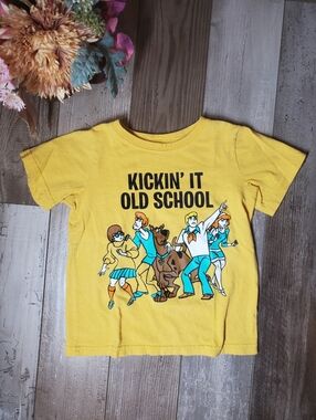 Scooby-Doo! Toddler Boy Size 4T Short Sleeve Graphic Tee T-Shirt